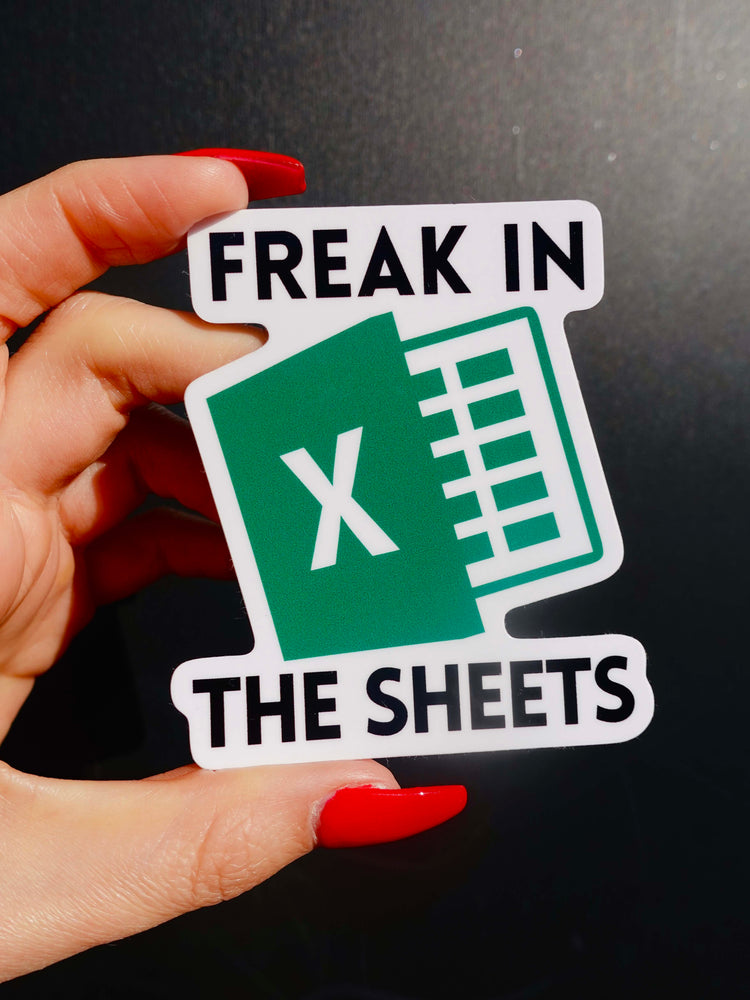 Freak In The Sheets Sticker (Online Order Only)