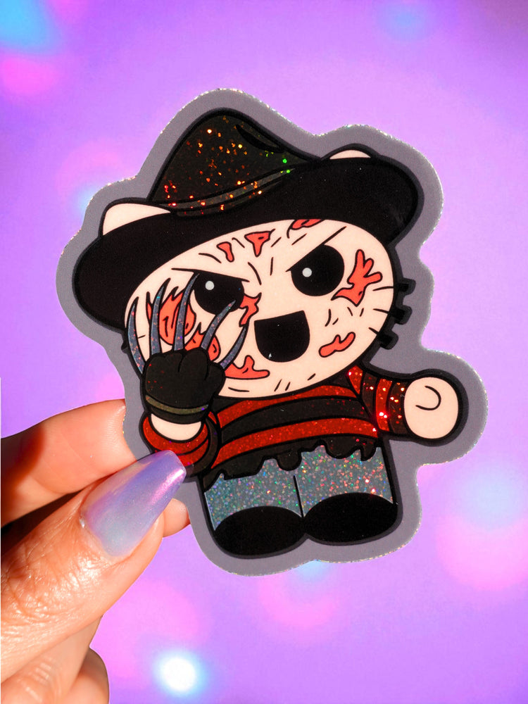 Freddy Monster Glitter Halloween Chibi Vinyl Sticker (ONLINE ORDER ONLY)