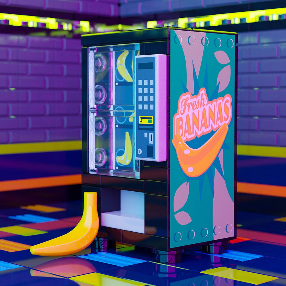 Fresh Bananas - B3 Customs Fruit Vending Machine made using LEGO parts (Online Order Only)