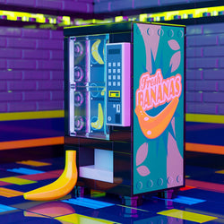 Fresh Bananas - B3 Customs Fruit Vending Machine made using LEGO parts (Online Order Only)
