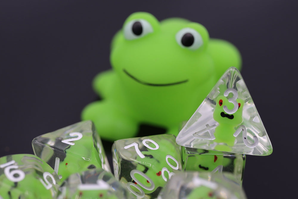 Frog RPG Dice Set (ONLINE ORDER ONLY)