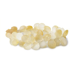 Frosted Citrine Plain Heart (ONLINE ORDER ONLY)