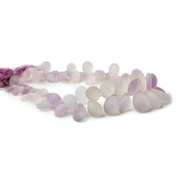 Frosted Pink Amethyst Plain Pear (ONLINE ORDER ONLY)