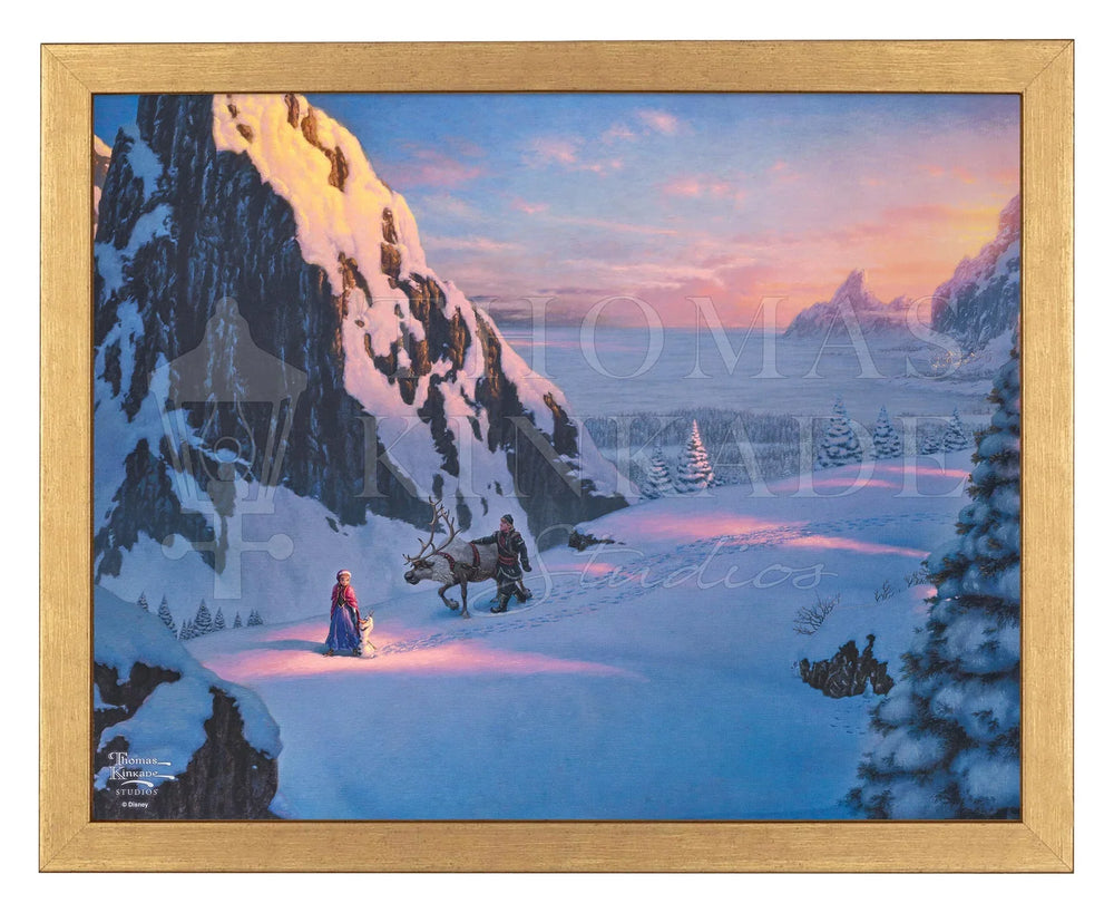 Frozen Disney Thomas Kinkade Framed Art Print (ONLINE ORDER ONLY)