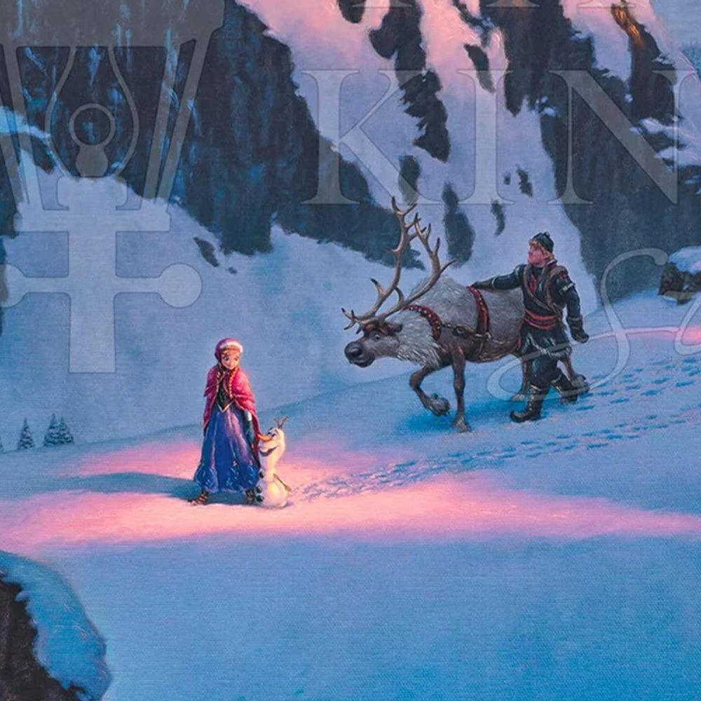 Frozen Disney Thomas Kinkade Framed Art Print (ONLINE ORDER ONLY)