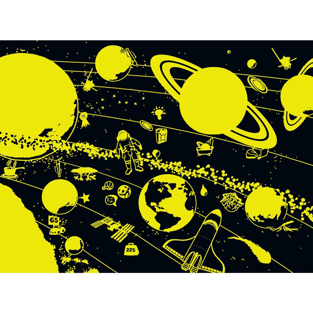 Glow in the Dark - Solar System 60 Piece Jigsaw Puzzle (ONLINE ORDER ONLY)