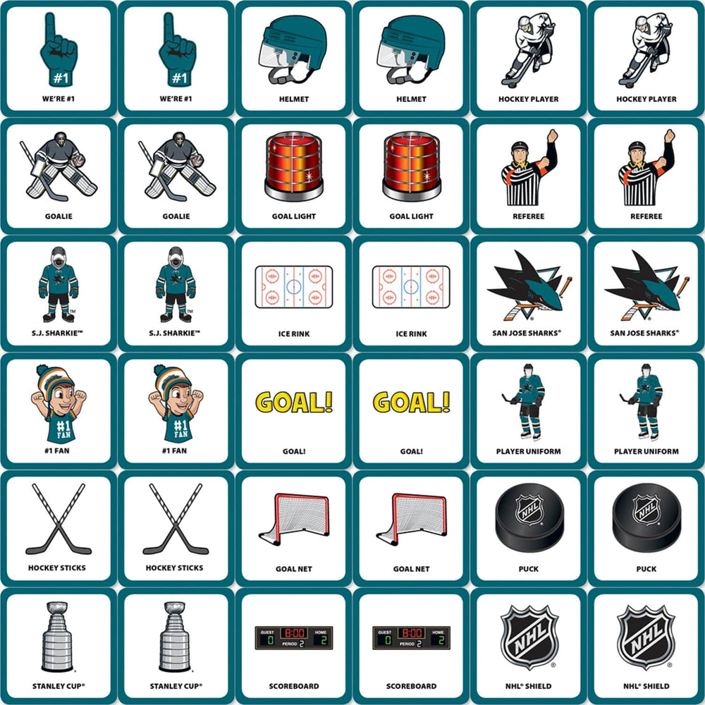 San Jose Sharks Matching Game (ONLINE ORDER ONLY)