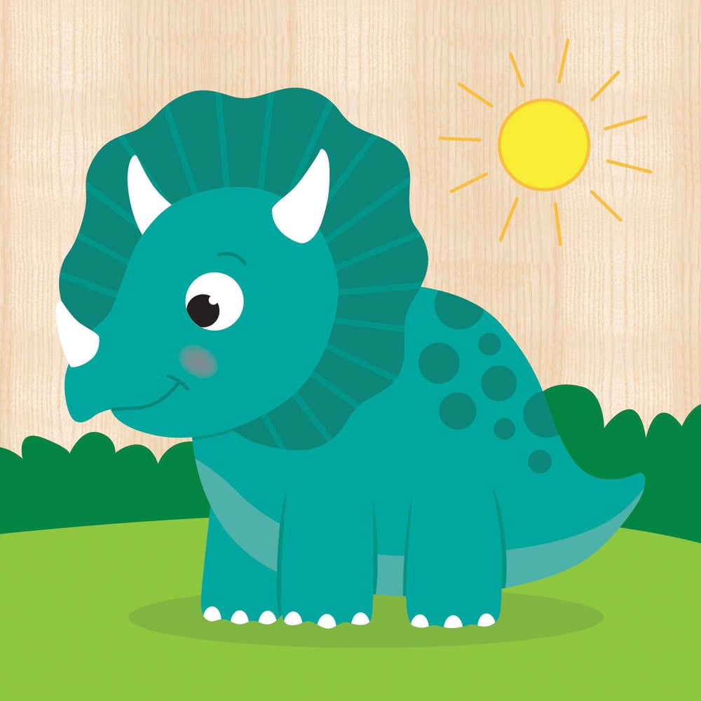 Dinosaurs Chunky Wood Puzzles - Kids 4 Pack (ONLINE ORDER ONLY)