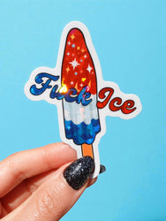 Fuck Ice- Holographic Sticker (ONLINE ORDER ONLY)