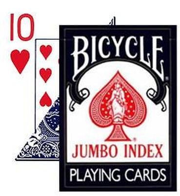 Bicycle Jumbo Index Playing Cards - Playing Cards (ONLINE ORDER ONLY)