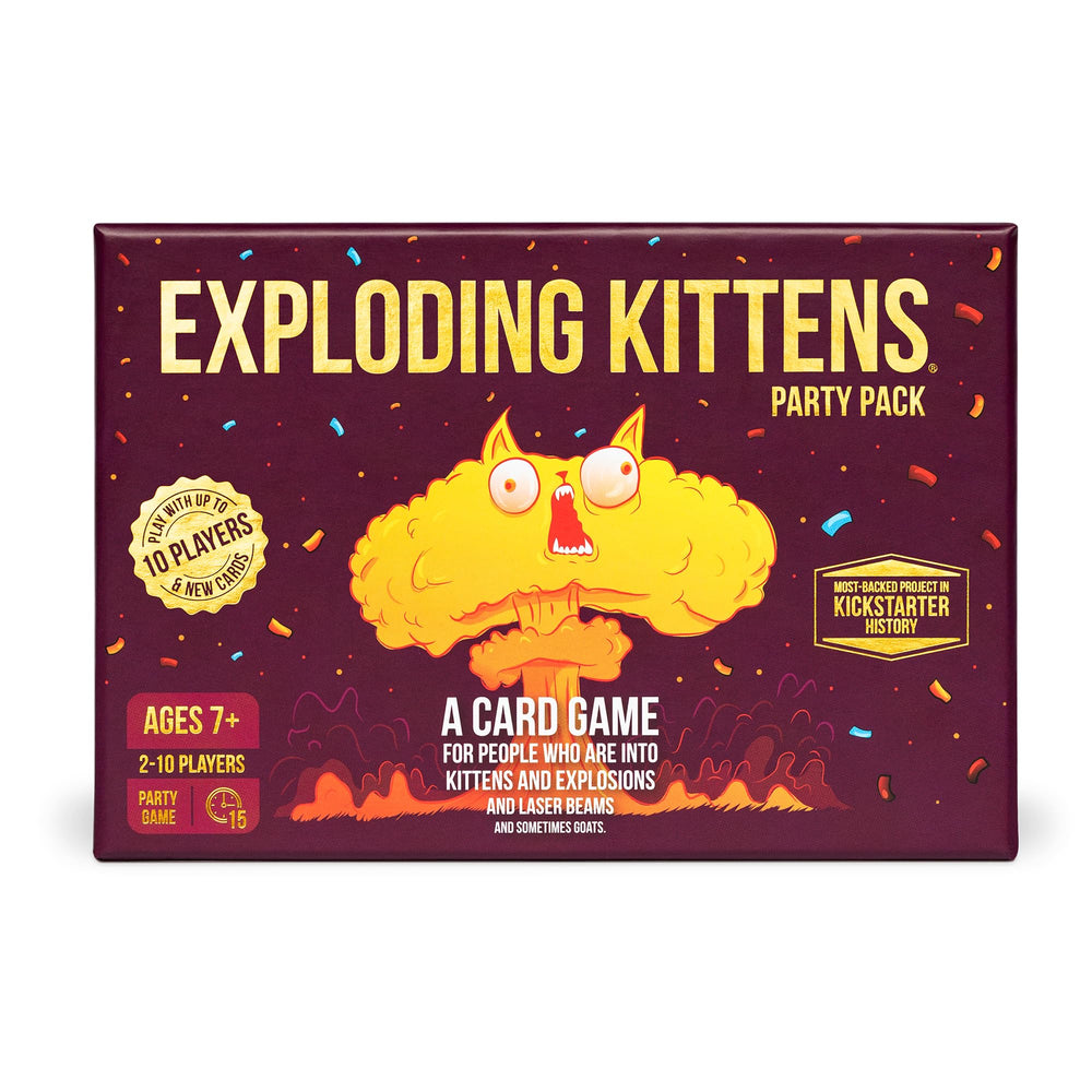 Exploding Kittens Party Pack (2-10 Players) - Card Games (ONLINE ORDER ONLY)
