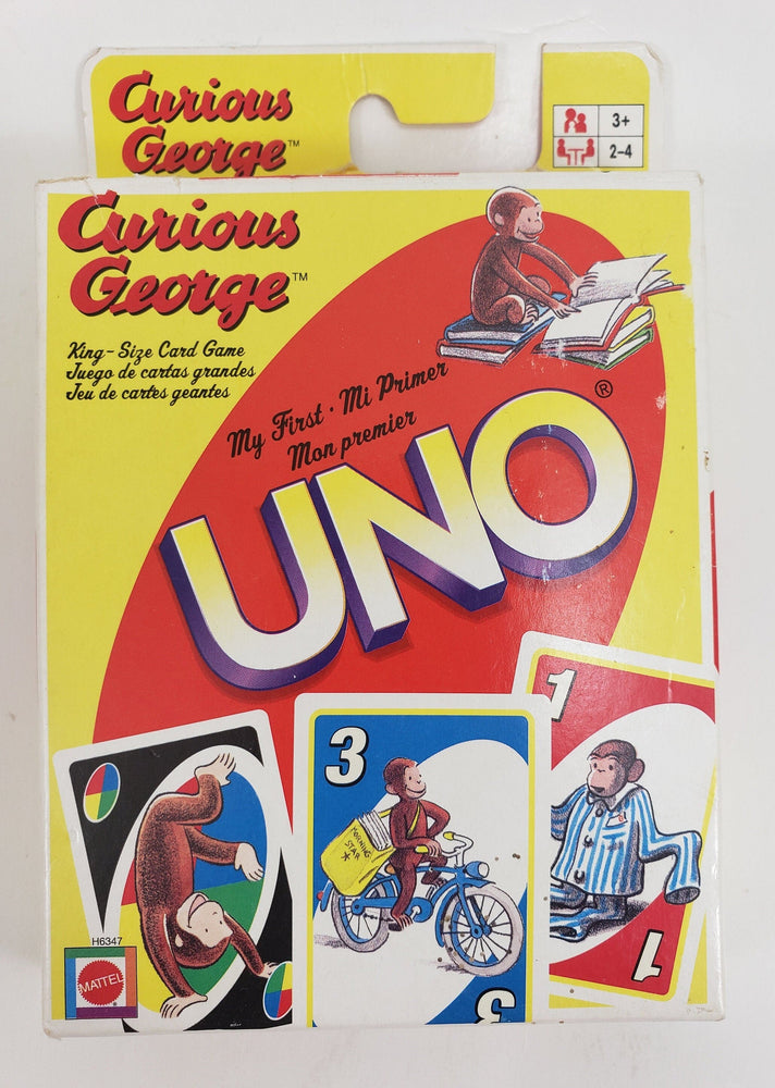 My First Uno: Curious George - Card Games (ONLINE ORDER ONLY)