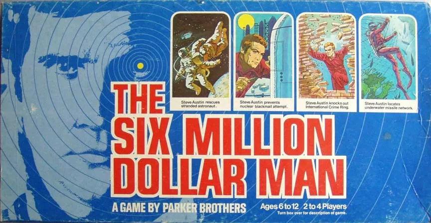 The Six Million Dollar Man - Board Games (ONLINE ORDER ONLY)