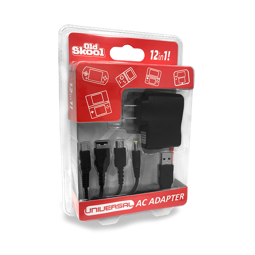 Old Skool 12-in-1 Universal Handheld AC Adapter - Nintendo DS (ONLINE ORDER ONLY)