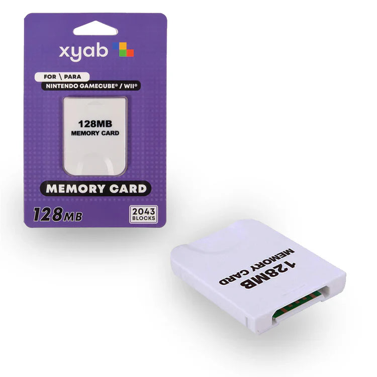 XYAB 128MB 2043 Blocks Memory Card for Gamecube/Wii - Gamecube (ONLINE ORDER ONLY)