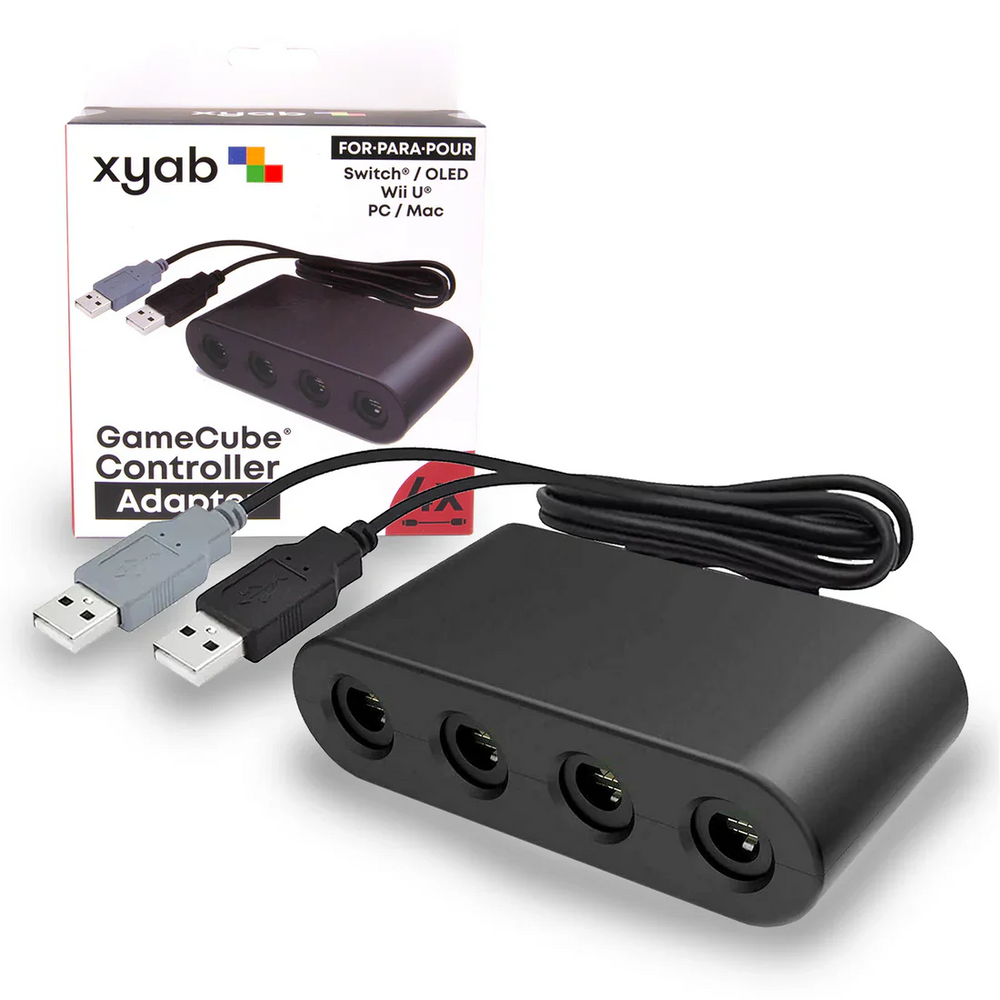 XYAB Gamecube Controller Adapter for Switch/Wii U/PC - Nintendo Switch (ONLINE ORDER ONLY)