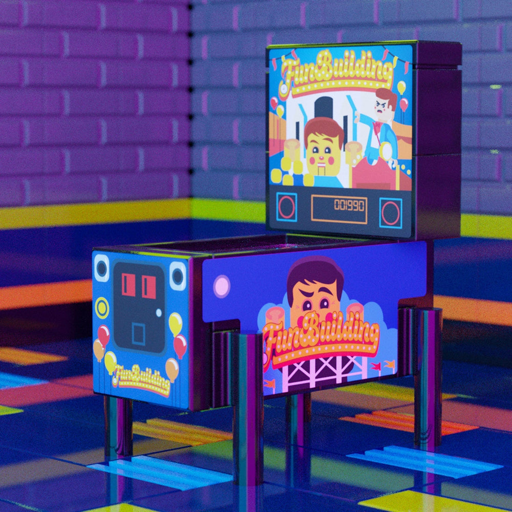 Fun Building - B3 Customs Pinball Arcade Machine Building Set (Online Order Only)