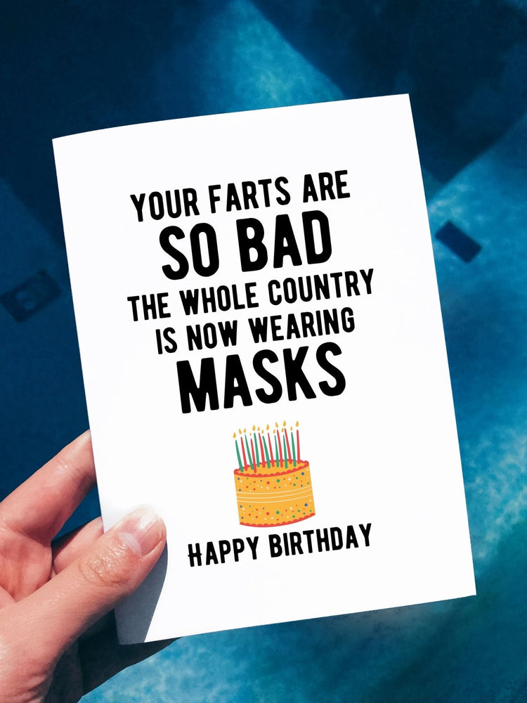 Funny Farts Birthday Card (Online Order Only)