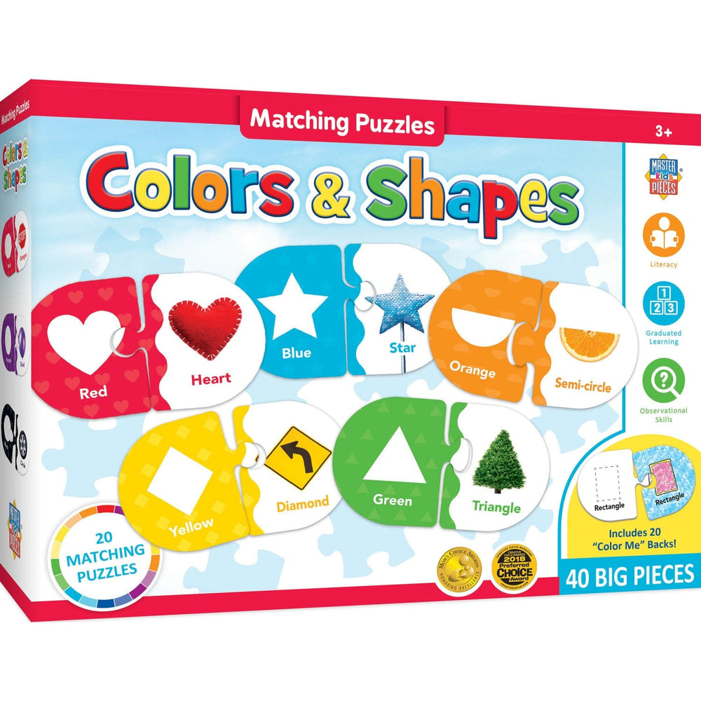 Colors & Shapes - Educational Matching Jigsaw Puzzles (ONLINE ORDER ONLY)