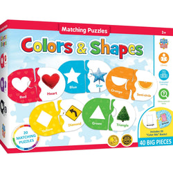 Colors & Shapes - Educational Matching Jigsaw Puzzles (ONLINE ORDER ONLY)