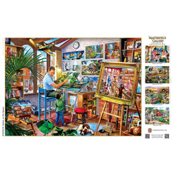 Masterpiece Gallery - Gallery on the Square 1000 Piece Jigsaw Puzzle (ONLINE ORDER ONLY)