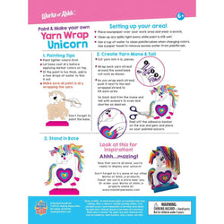 Unicorn - Wood Yarn Wrapping Craft & Paint Kit (ONLINE ORDER ONLY)