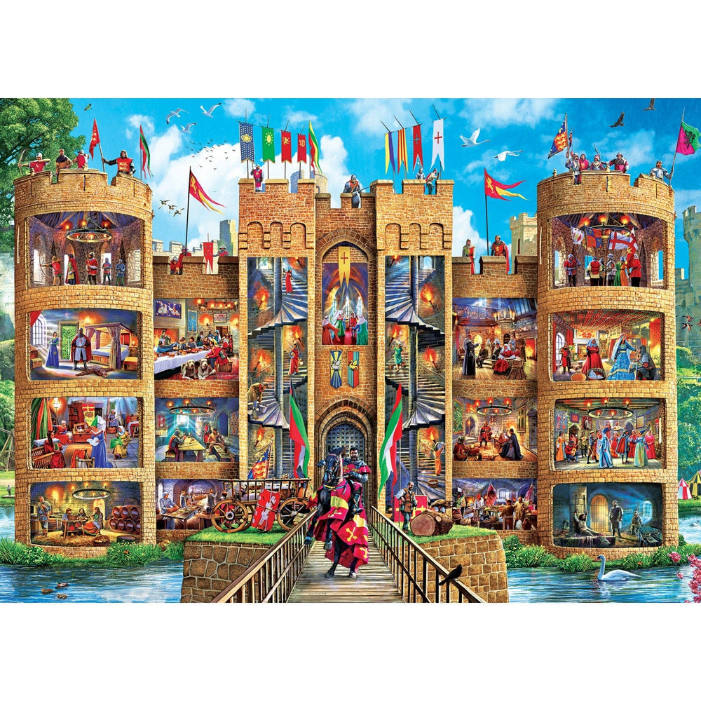 Inside Out - Medieval Castle 1000 Piece Jigsaw Puzzle