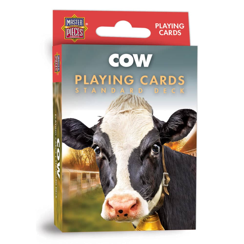 Cow Playing Cards - 54 Card Deck (ONLINE ORDER ONLY)