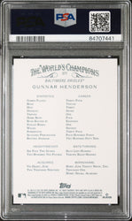 2023 TOPPS ALLEN & GINTER GUNNAR HENDERSON  #377 - PSA 10 (Online Order Only)