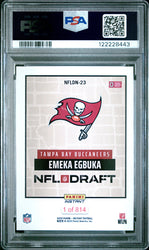 Graded 2025 Panini Instant Emeka Egbuka #NFLDN23 NFL Draft Night Rookie RC Football Card PSA 9 Mint (ONLINE ORDER ONLY)