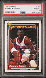 1992 TOPPS PATRICK EWING  #211 - PSA 10 (Online Order Only)