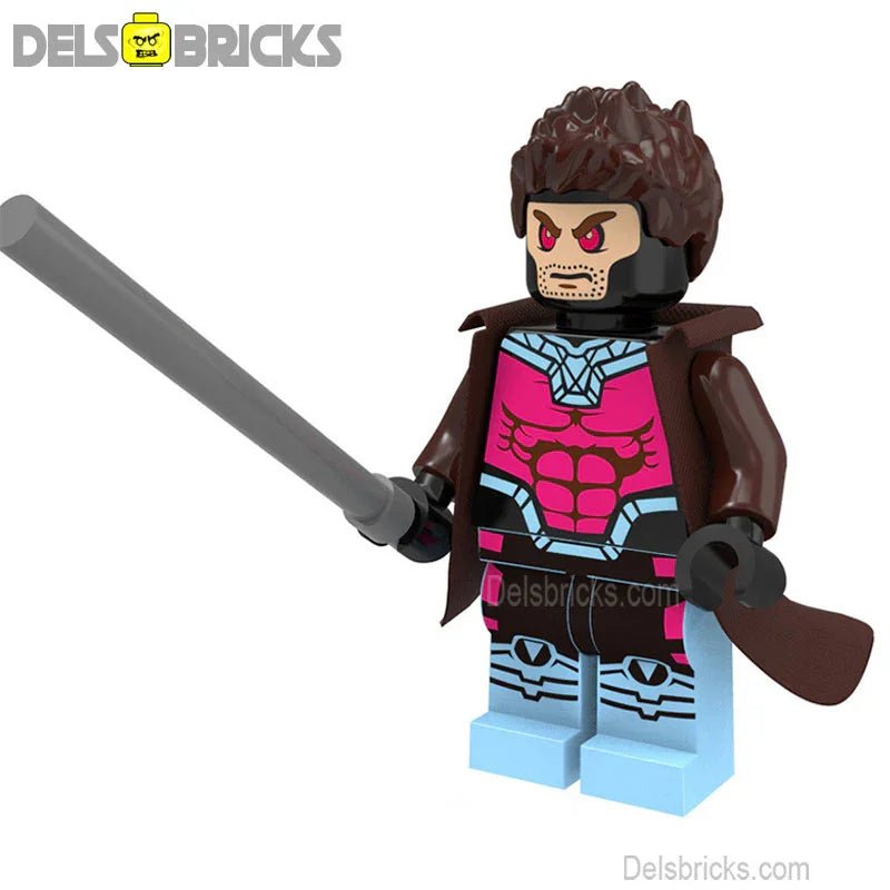Gambit From X-Men Lego Minifigures custom toys (limited) (ONLINE ORDER ONLY)