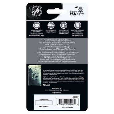 Columbus Blue Jackets - Pacifier 2-Pack (ONLINE ORDER ONLY)