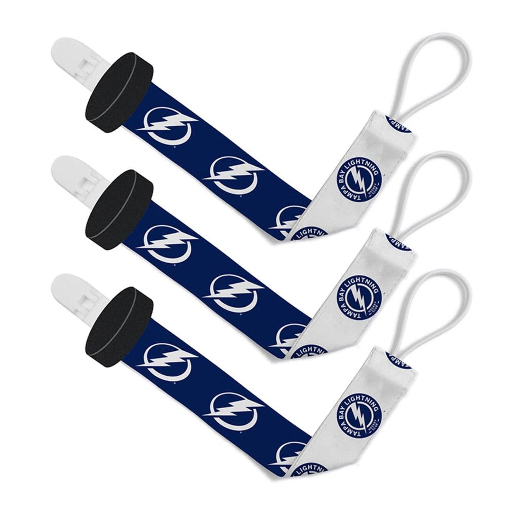 Tampa Bay Lightning - Pacifier Clip 3-Pack (ONLINE ORDER ONLY)