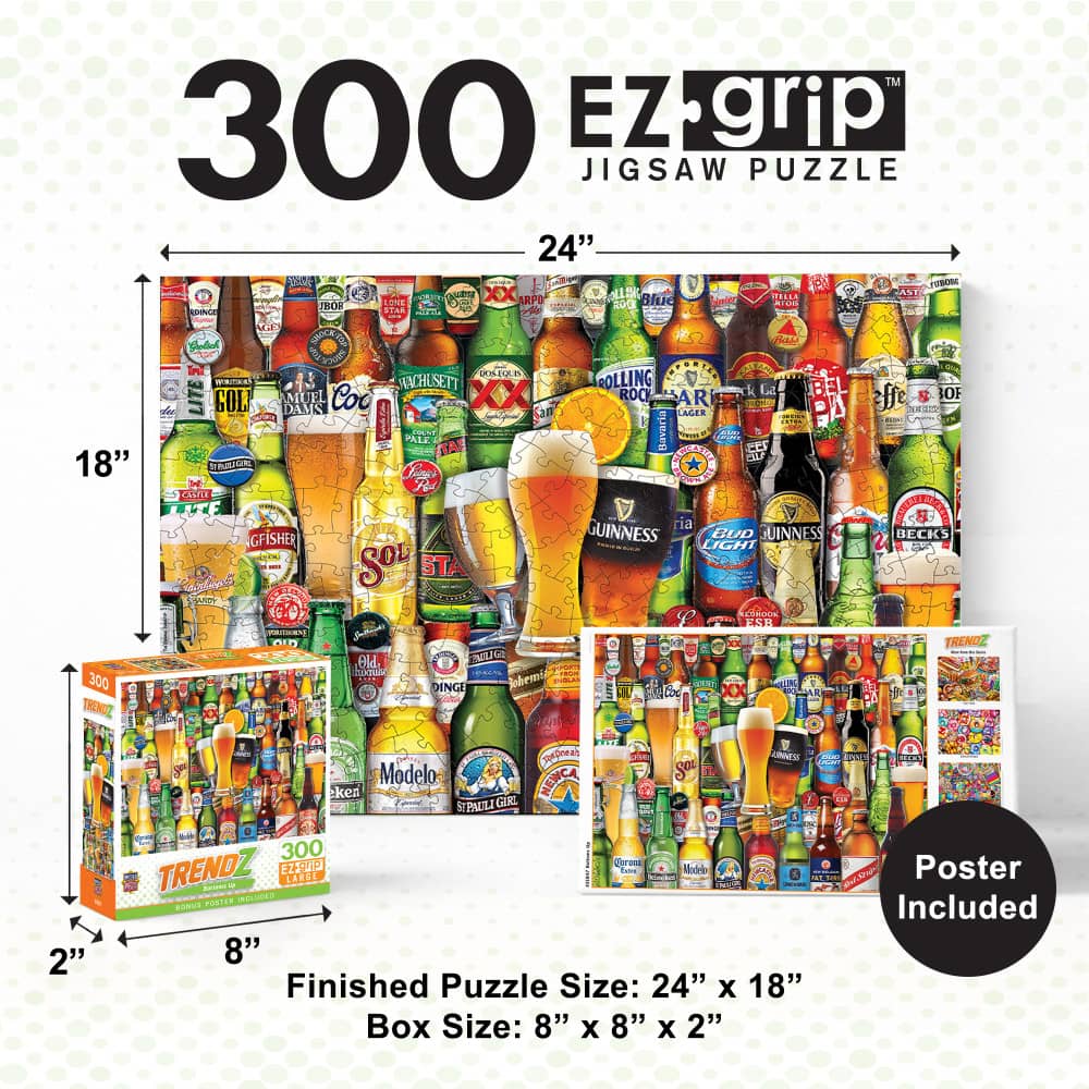Trendz - Bottoms Up 300 Piece EZ Grip Jigsaw Puzzle