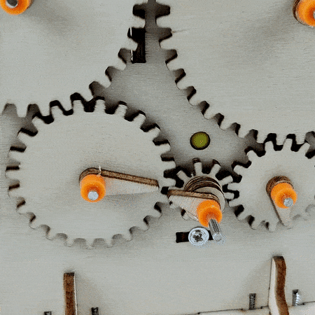 Gear Train DIY Kit, Educational STEM Toy (ONLINE ORDER ONLY)