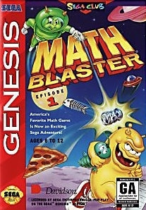 Math Blaster Episode 1 (Sega Genesis) (ONLINE ORDER ONLY)