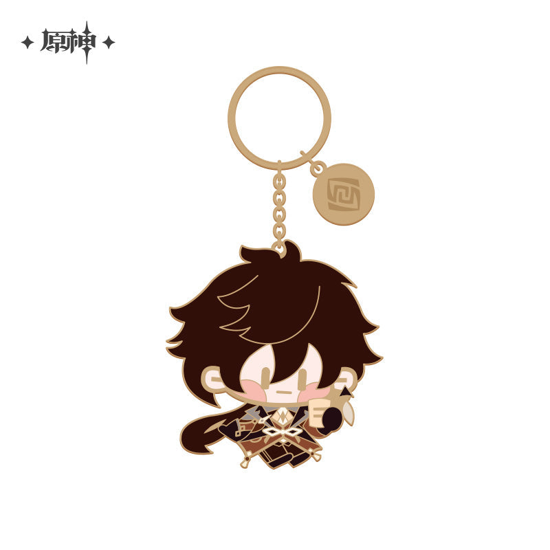 Genshin Impact Chibi Character Metal Pendant (ONLINE ORDER ONLY)