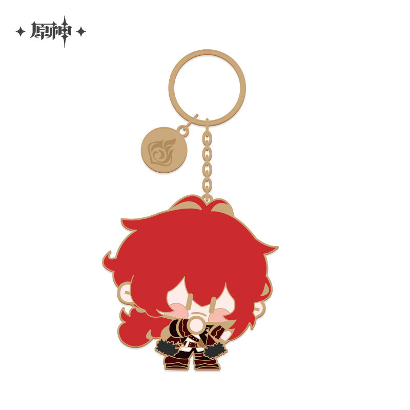 Genshin Impact Chibi Character Metal Pendant (ONLINE ORDER ONLY)