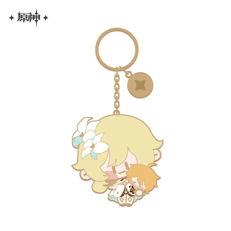 Genshin Impact Chibi Character Metal Pendant (ONLINE ORDER ONLY)