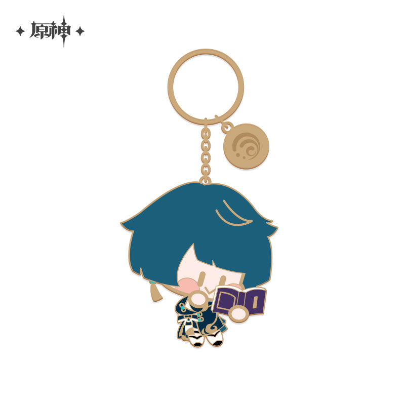 Genshin Impact Chibi Character Metal Pendant (ONLINE ORDER ONLY)