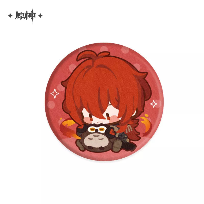 Genshin Impact Chibi Character Plush Badge (ONLINE ORDER ONLY)
