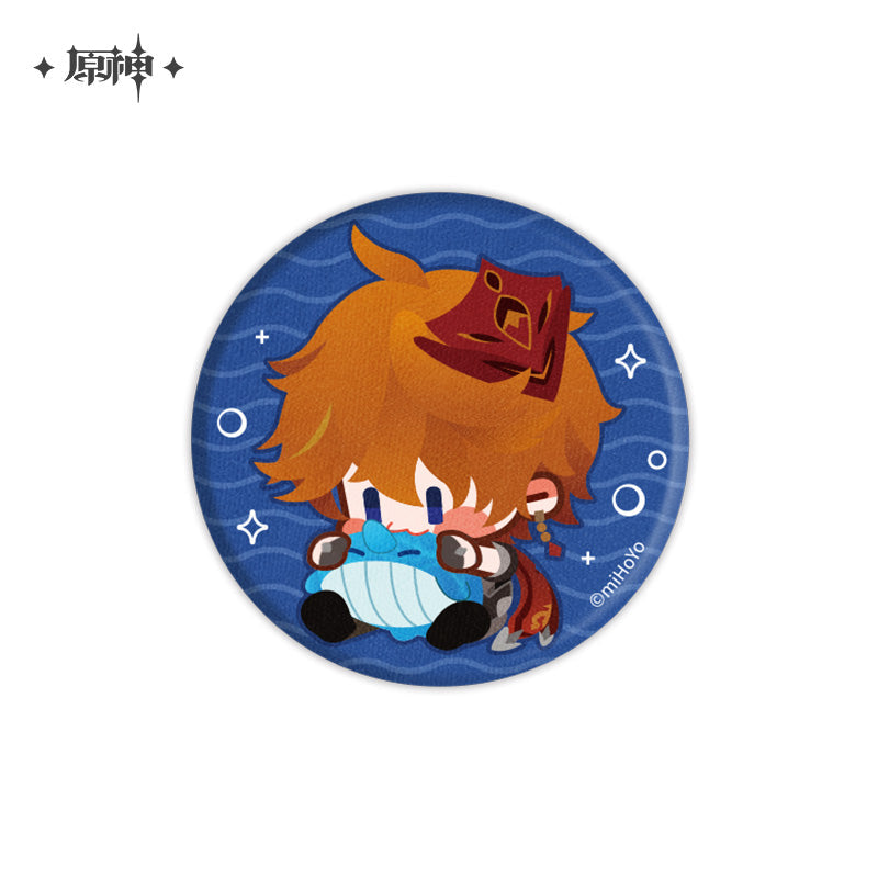 Genshin Impact Chibi Character Plush Badge (ONLINE ORDER ONLY)