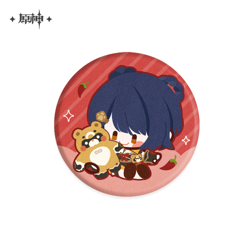 Genshin Impact Chibi Character Plush Badge (ONLINE ORDER ONLY)