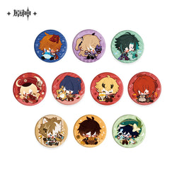 Genshin Impact Chibi Character Plush Badge (ONLINE ORDER ONLY)