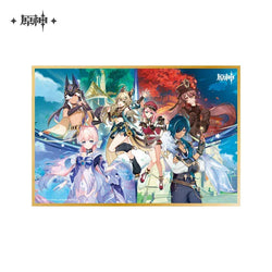 Genshin Impact Shikishi Card Board