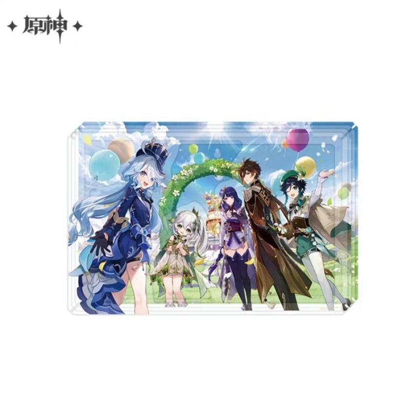 Genshin Impact Theme Series Puzzle Acrylic Collection Painting (ONLINE ORDER ONLY)