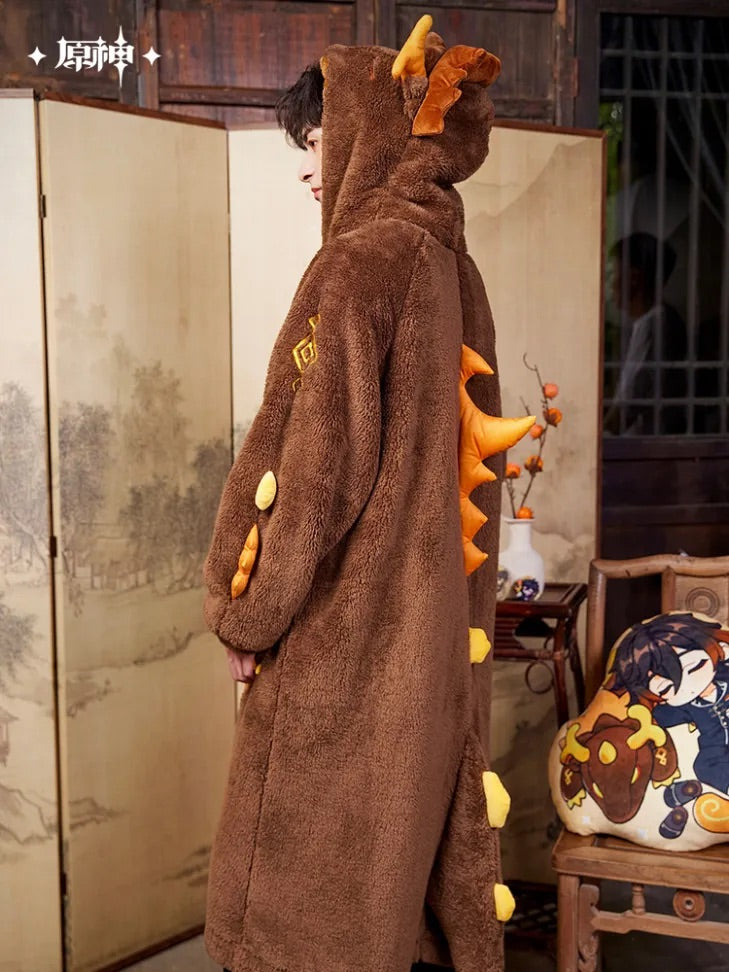 Zhongli Theme Impression Series Exuvia Plush Home Robe (Including Eye Mask) (ONLINE ORDER ONLY)