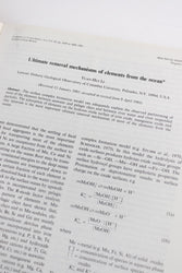 Geochimica et Cosmochimica Acta Journals (ONLINE ORDER ONLY)