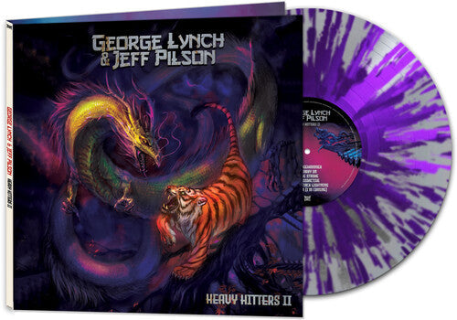 George Lynch - Heavy Hitters II - Silver/ purple Splatter [Vinyl] (ONLINE ORDER ONLY)